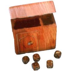 Light Weight Wooden Dice Box