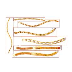 Gold Coloured Bracelet For Men