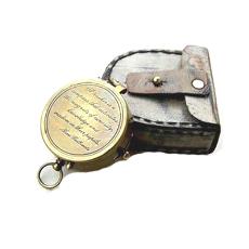 Antique Finished Flap Compass With Cover