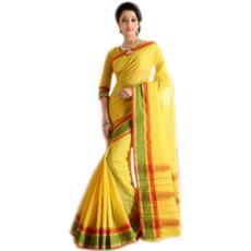 Printed Type Designed Silk Saree