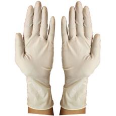 White Coloured Surgical Glove