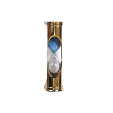 Golden Finished Blue Sand Timer