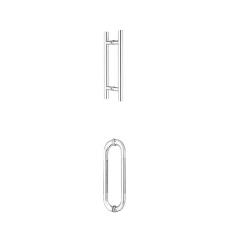 Stainless Steel Made Glass Door Handle