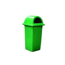 Smooth Finished Green Coloured Dustbin