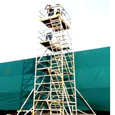 Industrial Grade Steel Scaffolding Stairway Tower