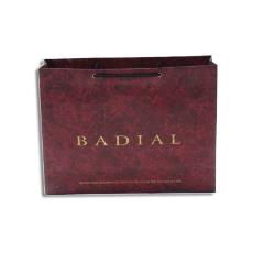 Burgundy Coloured Laminated Paper Bag