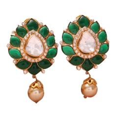 Intricately Designed Diamond Polki Earring