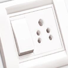 White Coloured Electrical Plug