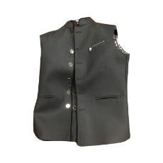 Black Coloured Sleeveless Jacket