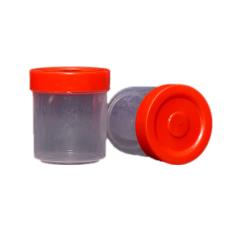 Plastic Made Container With Red Lid