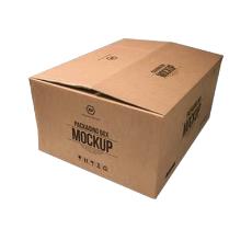 Rectangular Shaped Brown Corrugated Box