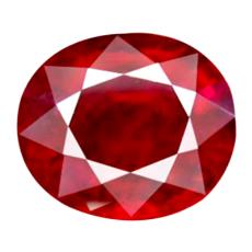 Red Polished Ruby Stone