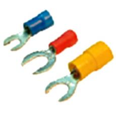 Copper Crimping Ring Tongue Fork Terminals / Lugs