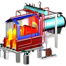 Automatic Solid Fuel Boiler With Superheater