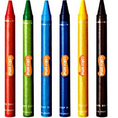 24 Colors Extra Long Wax Crayons