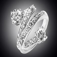 Silver Diamond Rings