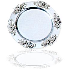 Circular Shaped Silver Plate