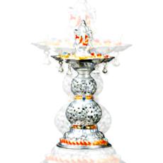 Silver Plated Diya Stand