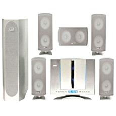 Home Theatre With Twin Satellite Speakers: