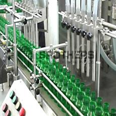 Automatic Twin Track Twelve Head Liquid Filling Machine For Bottles