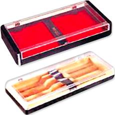 Plastic Pen Boxes And Erasers