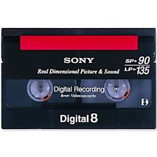 90 Min Standard Mp Grade Digital 8 Tape