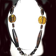 Black Glass Handmade Bead Jewelry