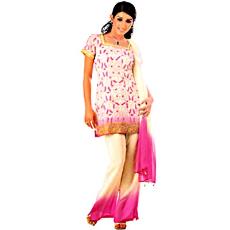 Heavily Embroidered Short Kurta