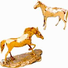 Brass Horse Sculpture