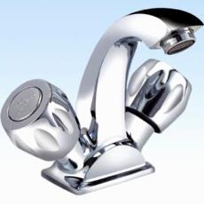 Faucets With Central Hole Basin Mixer With Casted Round Spout