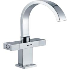 Faucets With Sink Mixer Table Mounted Swinging Spout.