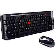 Optical Desksets With Multimedia Keyboard And 3 Button Usb Laser Mouse