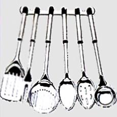 Steel Serving Spoon Set