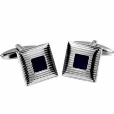 Elegant Rhodium Plated Cufflinks