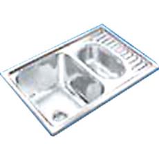 760Mm X 510Mm Single Bowl With Veg Bowl Sink