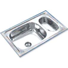 Stainless Steel 760Mm X 460Mm Single Bowl With Veg Bowl Sink