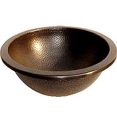 Round Plain Copper Sink