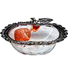 Apple Shaped Glass Bowl