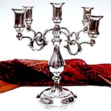 Antique Silver Candelabra