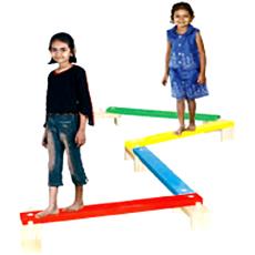 Zig-Zag Balancing Beam Indoor Equipment For Kids