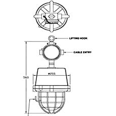 Well Glass With 205 Mm Opening Diameter