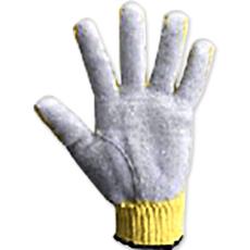 Leather Palm Knitted Aramid Gloves