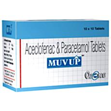 Muv Up Tablets With Aceclofenac Bp 100 Mg